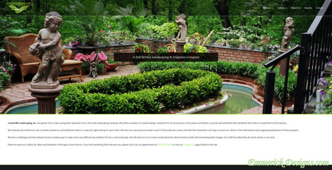 Landscaping Web Design - Centerville Landscaping 20