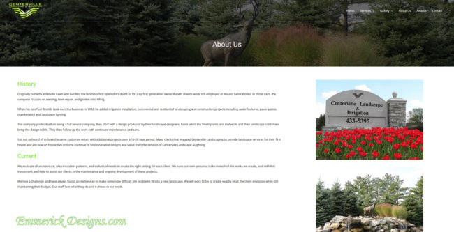 Landscaping Web Design - Centerville Landscaping 40
