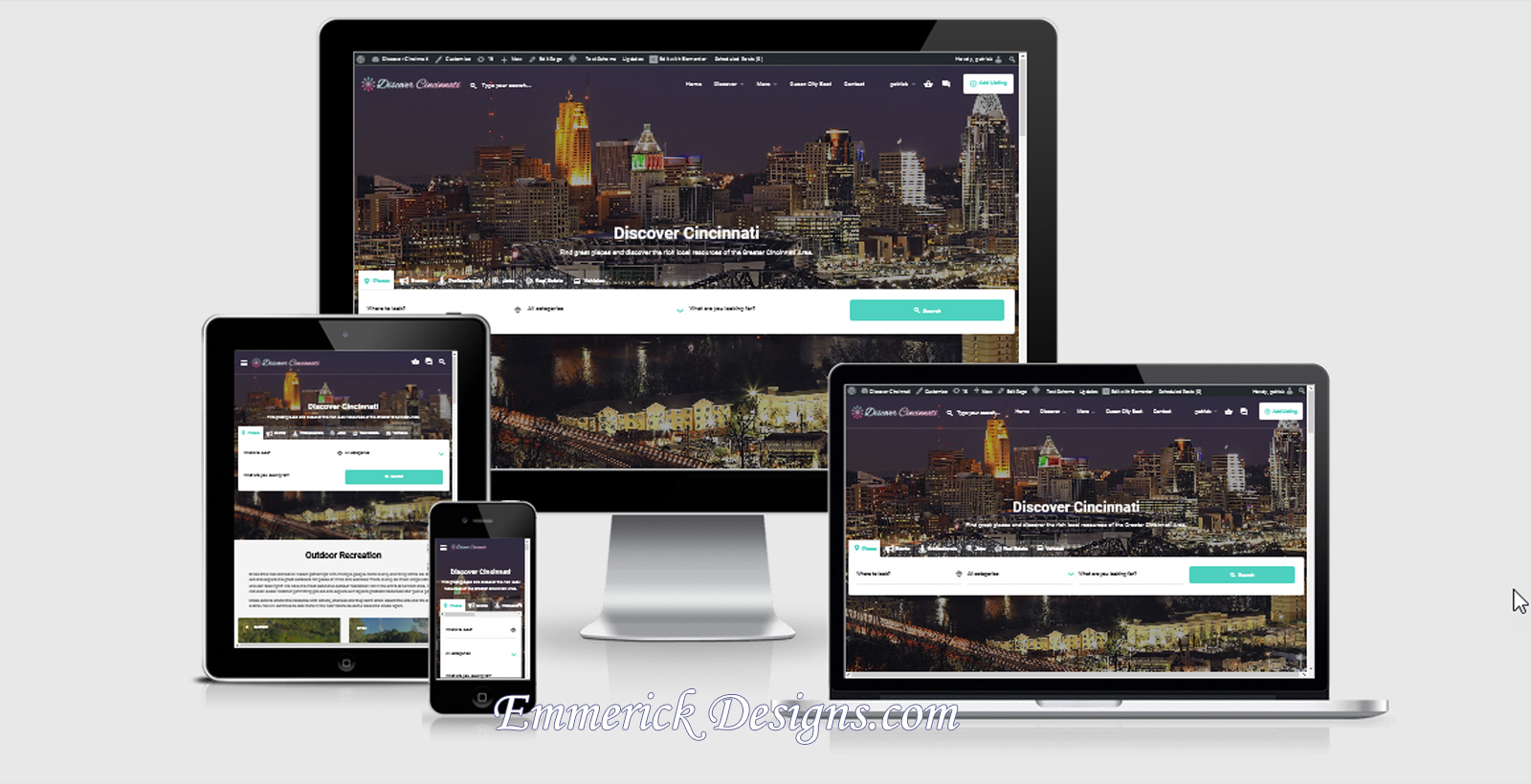 Web Design - Discover Cincinnati