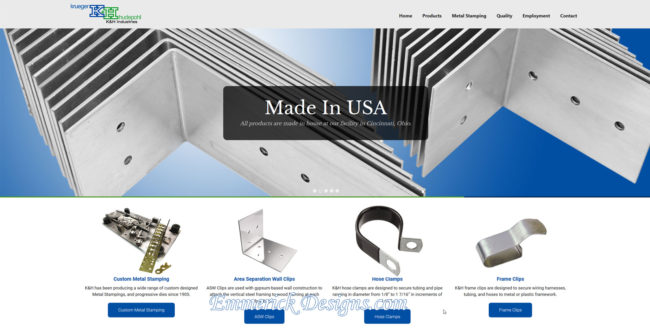 Manufacturing Web Designer Cincinnati - K&H Industries 20