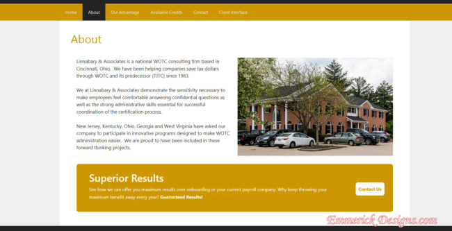 Financial Website Designer - Linnabary & Associates 50