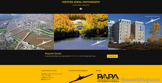 Photography Web Design - Sharp Shooter Services 30