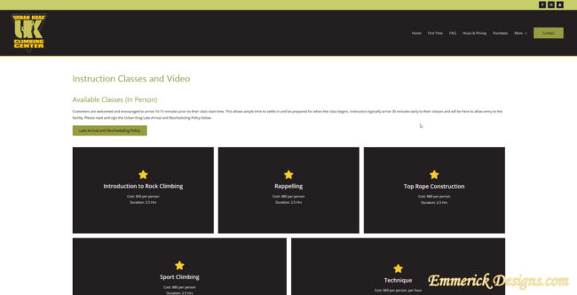 Website Design - Urban Krag 60