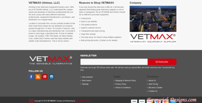 Web Design Cincinnati - VETMAX 30