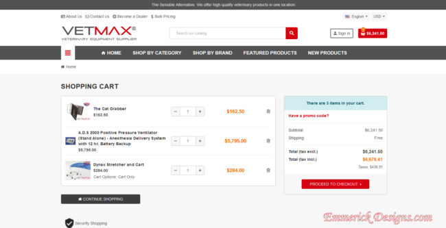 Web Design Cincinnati - VETMAX 50